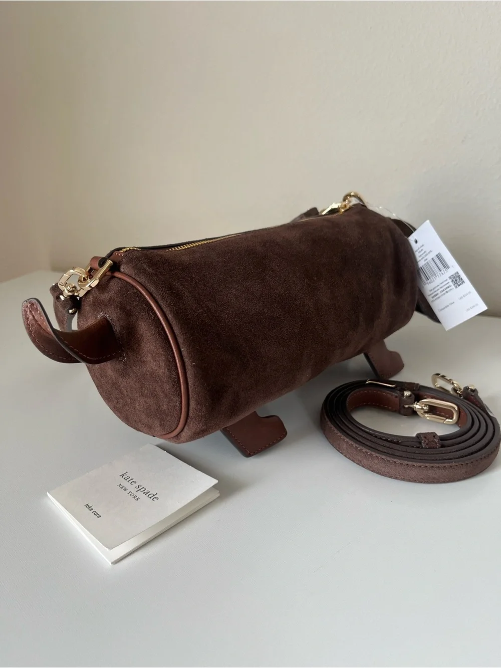 ♠️Kate Spade Charlie Dachshund Dog Novelty Crossbody Bag